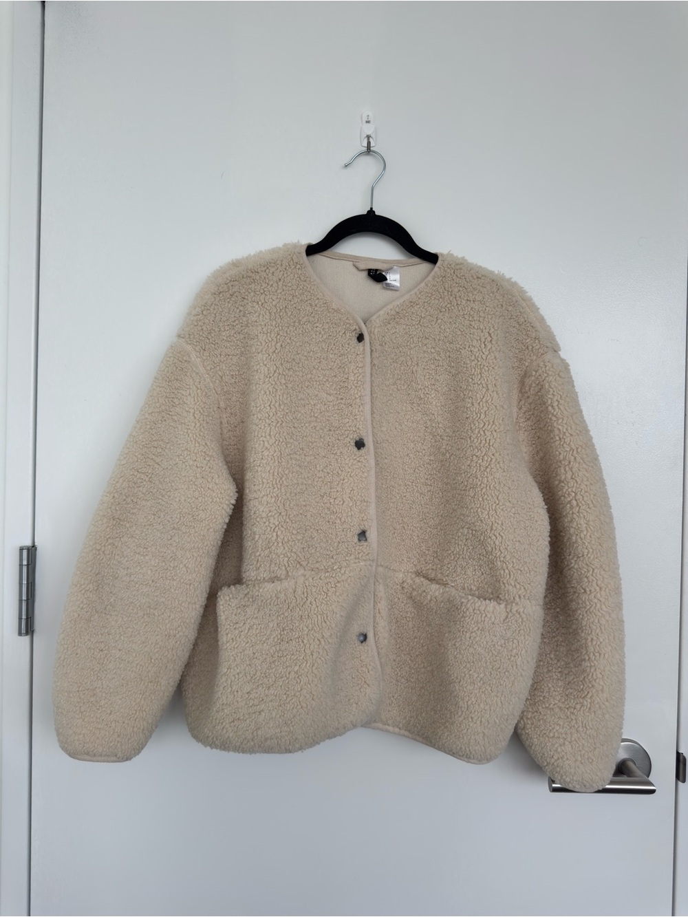 Teddy Fleece Snap-Front Jacket